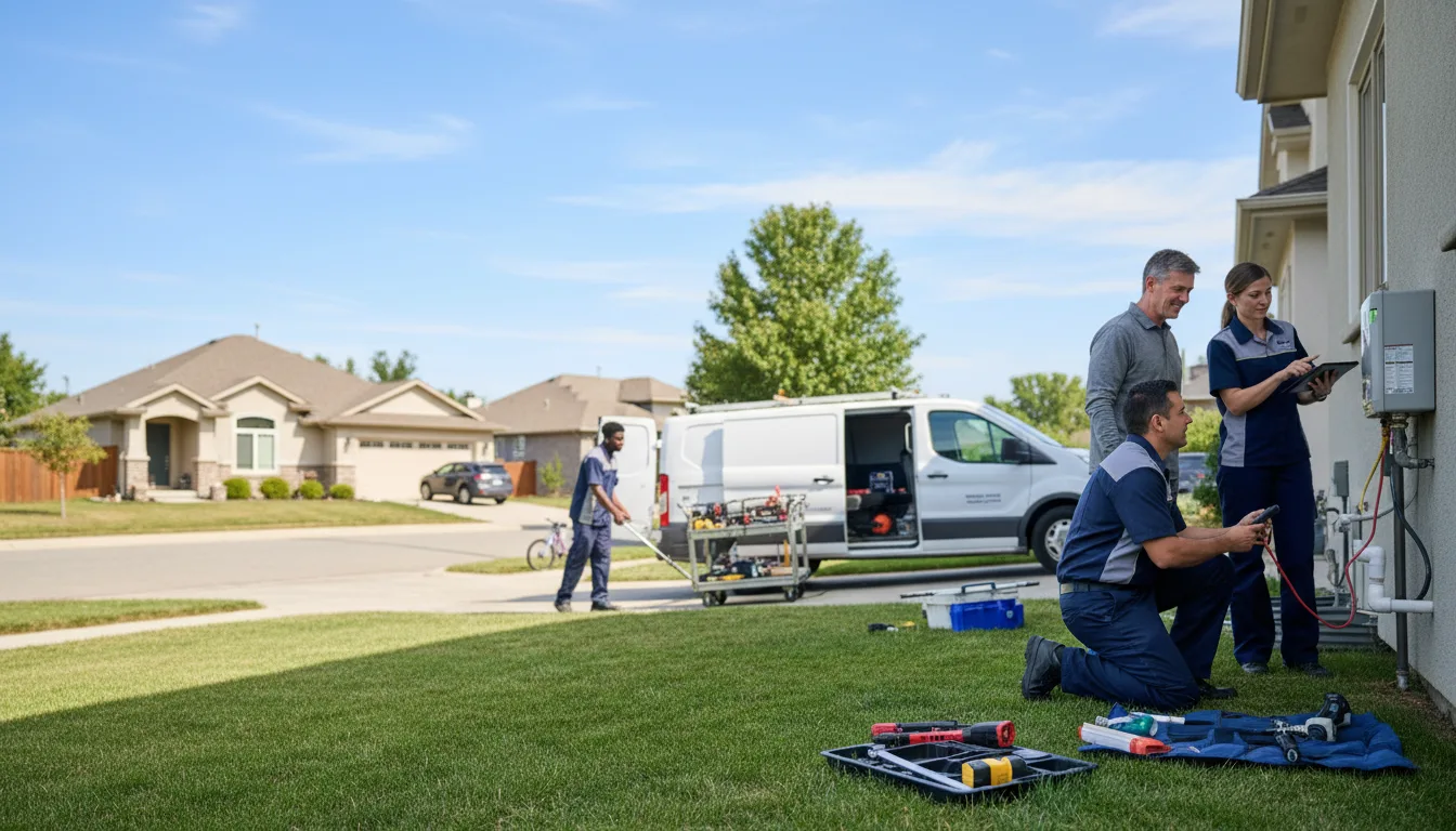 Tankless water heater service in Yorktown, IA